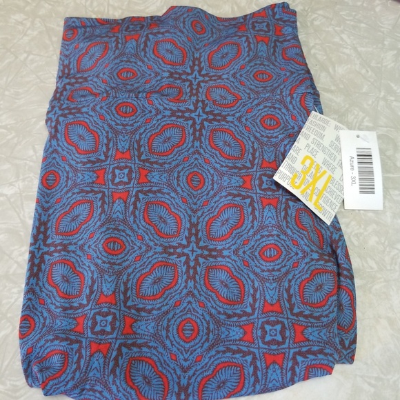 Lularoe azure skirt 3xl - Picture 1 of 2